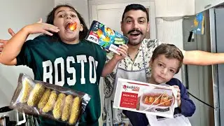 FİLE MARKETTEN ALDIĞIMIZ KORE YEMEKLERİNİ DENEDİK! (Jalapeno Biber-Sushi)