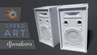 Blender Speedart - Modeling a speaker (Part 1/2)