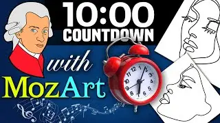 10 Minute Timer with Classical Music and Alarm 🎵⏰