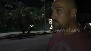 Eating Stuffing grasshopper in Thailand
