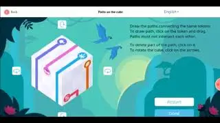 PATHS ON THE CUBE CLASS- 6,7,8 / BRICSMATH MAIN ROUND SOLUTIONS