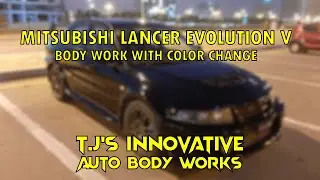 Mitsubishi Lancer Evolution V Paintjob in Pakistan