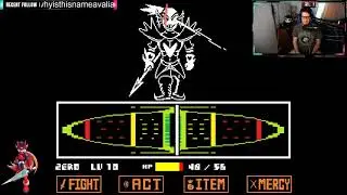 UNDERTALE- UNDYNE THE UNDYING BOSS FIGHT!! (BLIND RUN)