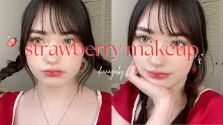 ⋆𐙚₊˚⊹ strawberry makeup 🍓 ₊˚⊹♡ - tutorial