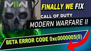 Modern Warfare 2 beta error code 