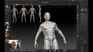 Моделиране на човешко тяло в Zbrush - анатомия и чести грешки