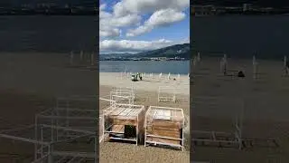 Пляж "Сады морей" в Геленджике начали готовить к курортному сезону