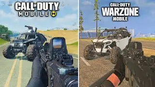 Warzone Mobile vs COD Mobile! Vehicles Comparison