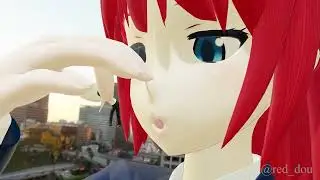 【巨大娘】MMD Giantess Vore 副部長
