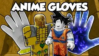 All GLOVES That Are Related With Anime in Slap Battles | Roblox