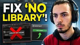 Kontakt 5 - No library found ERROR Fixed - How to add library 2020