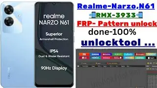 🌟REALME NARZO N61(RMX-3933)frp pttran unlock by-unlock tool done-100% unlock tool lock 🌟