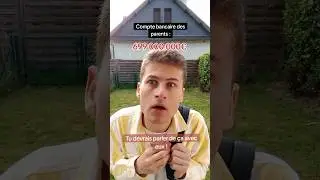 #pov : T'es parents sont millionnaires mais ils peuvent rien t'acheter... ! 😱🥺 #shorts #acting