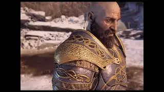 God of war : sad Kratos after killed baldur.