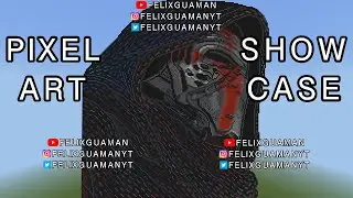 Minecraft Pixel Art Showcase - Kylo Ren (Star Wars)
