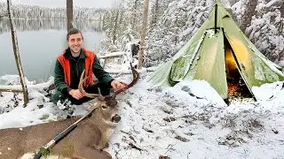 72 Hours Camping, Fishing, and Hunting During a Blizzard