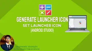 [In Detail]Generate Launcher App Icon and Set Icon Using Android Studio| Change app Icon[URDU|HINDI]
