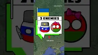 How Many Enemies From Different Countries #country#map #world #shorts