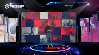 Stage Virtual Set 05 || Vmix ProSet
