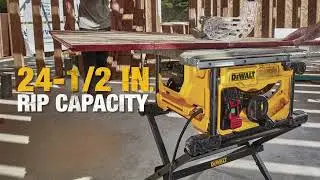 DEWALT 8 1/4in. Compact Jobsite Table Saw Model# DWE7485