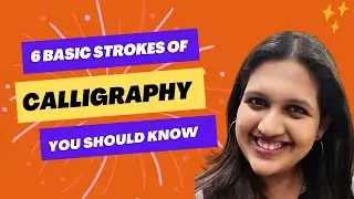 Basic Strokes in Calligraphy || Brush Letterin || #calligraphyforbeginners