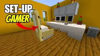 ✅Como hacer un SET-UP GAMER para tu CASA!! Decoración Minecraft