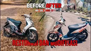 Restorasi & Modifikasi Yamaha Mio Soul Karbu 2011 | #miosoul