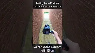 LumaFusion Lock and Loaded Stabilization Test - iOS built in stabilization