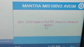 Mantra iris rd device not working solution 100%.   Mantra iris rd device install