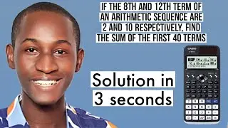 SUM OF ARITHMETIC PROGRESSION CALCULATOR TRICK: Solve (faster) with Casio fx-991 ex classwiz