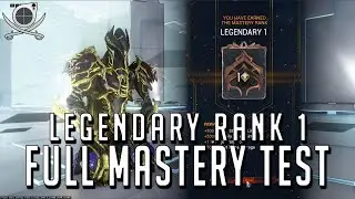 Legendary 1 Full Mastery Test! | Warframe