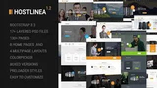 Hostlinea - Web Hosting, Responsive WP Theme | Themeforest Website Templates and Themes
