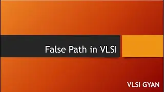 Concept of False Path