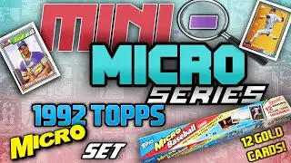 1992 Topps Micro Set (Manny Ramirez Rookie + 12 Gold Cards!) - MINI-MICRO SERIES