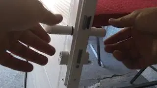 Como destravar maçaneta de porta e portão - Simples e Fácil