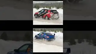 Subaru в родной стихии! #rally #subaru #powerslide