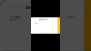Project VS Product