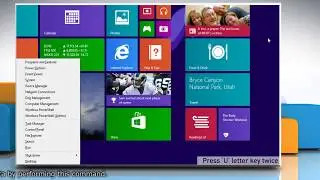 How to shut down a Windows® 8.1 PC with keyboard keys