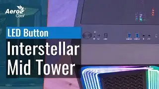 Interstellar Mid Tower Case - How to Control the RGB Lighting with the PC LED Button