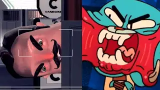 Gmod Scary GUMBALL VS HELLO NEIGHBOR Mod
