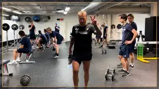 Djurgår’n i träning | Daniel Brodin och Linus Klasen på gymmet