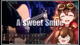 A sweet Smile - Genshin Impact | Fingerstyle Guitar Easy TAB