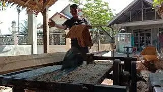 balok kayu jati super, untuk bahan buffed.(@woodhunter2580).