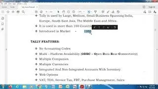 Tally - Introduction