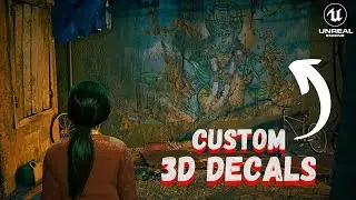 How To Create Custom Decals In Unreal Engine 5.4 | Hindi😍