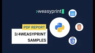 Weasyprint Build Beautiful PDF Report 3/3 - Samples Render into PDF Format and Web Page(Debugging)