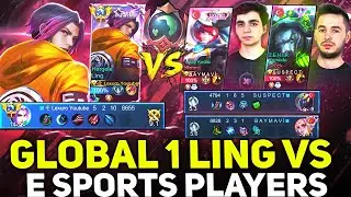 Global #1 Ling vs Pro Players – High Level Gameplay Showdown MLBB-Lexuro