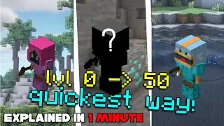 BEST Minion for Each Skill in Hypixel Skyblock || Explained in 1 Minute