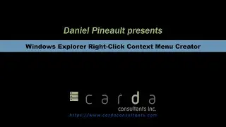 Windows Explorer Right-Click Context Menu Creator