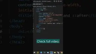 before after in CSS 
